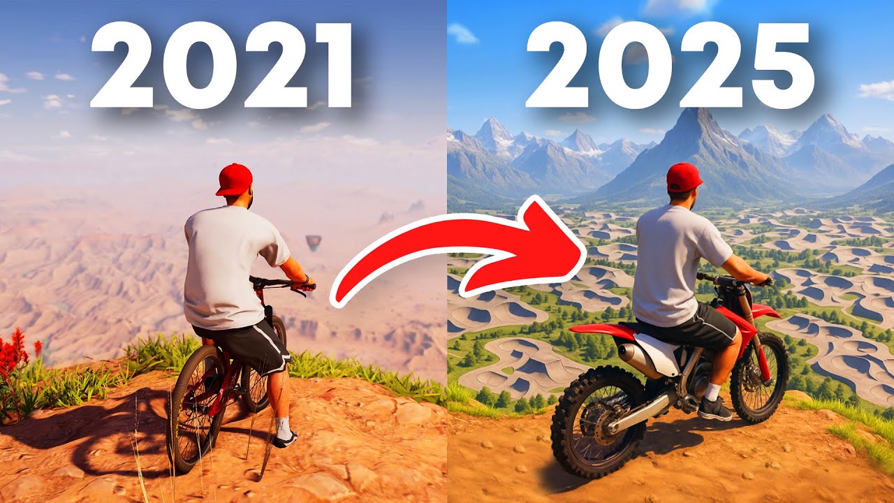 The Crazy EVOLUTION Of Riders Republic Over The Years
