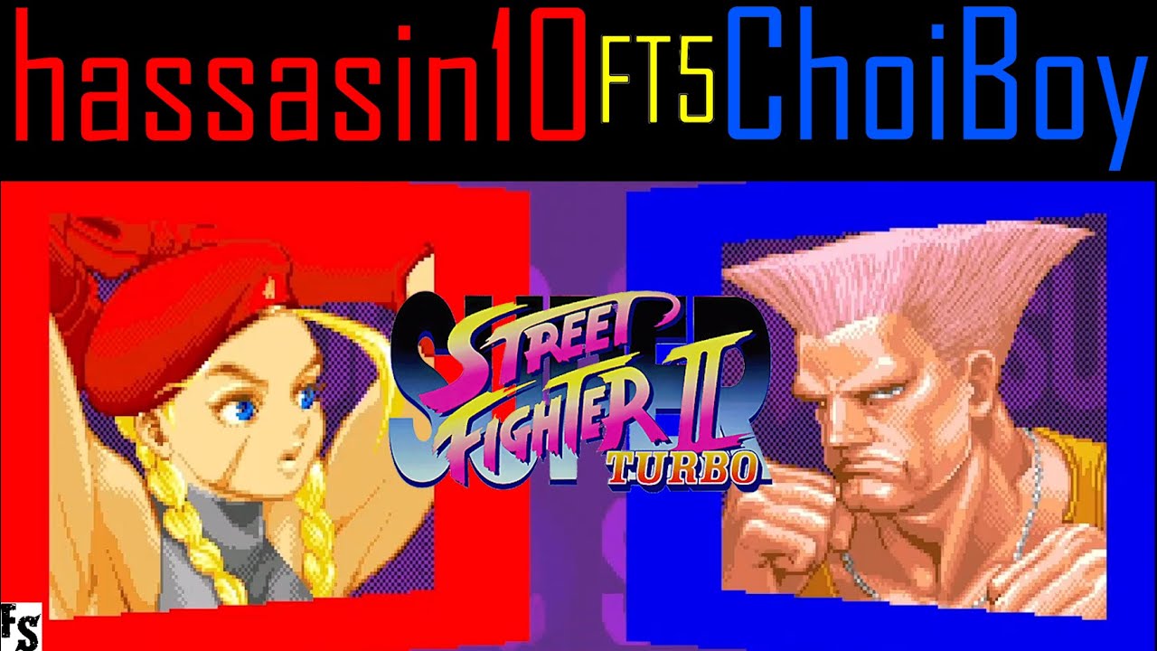 Super Street Fighter 2 Turbo - hassasin10 [Cammy] vs ChoiBoy [Guile] (Fightcade FT5)