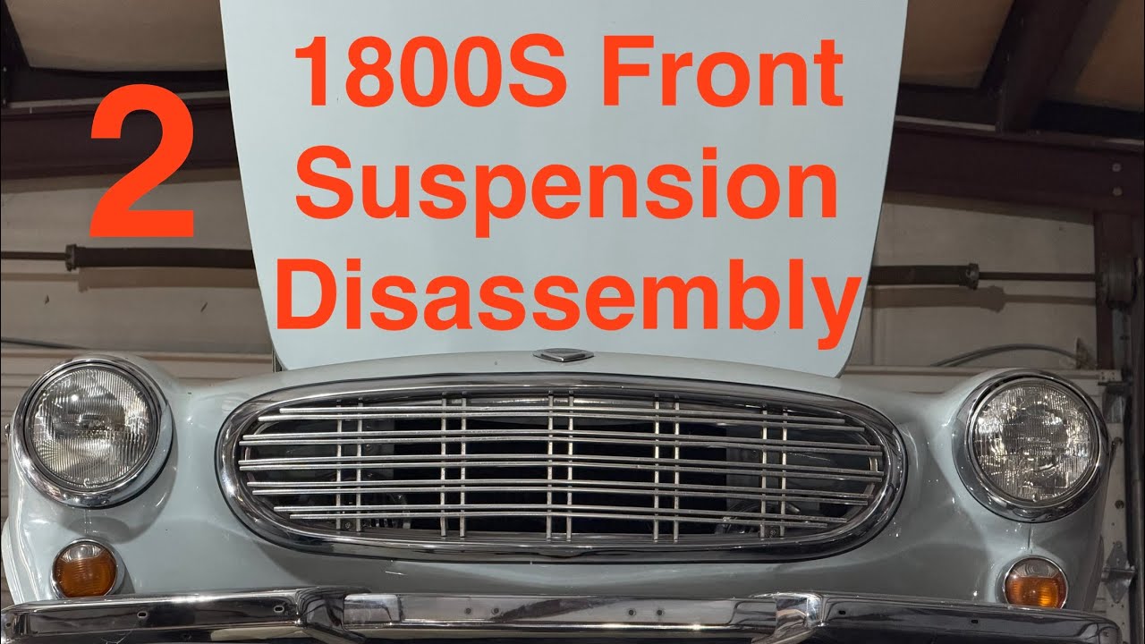 Suspension Refresh Pt 2: Disassembly of 67 Volvo 1800S front suspension 