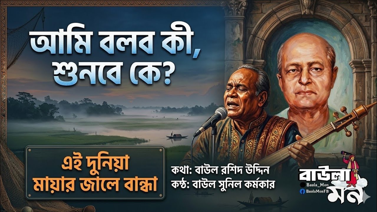 আমি বলবো কি (ami bolbo ki)সুনিল কর্মকার (কবি রসিদ উদ্দিন)@Baul Sunil Karmakar@Baul Kobi Rashid Uddin