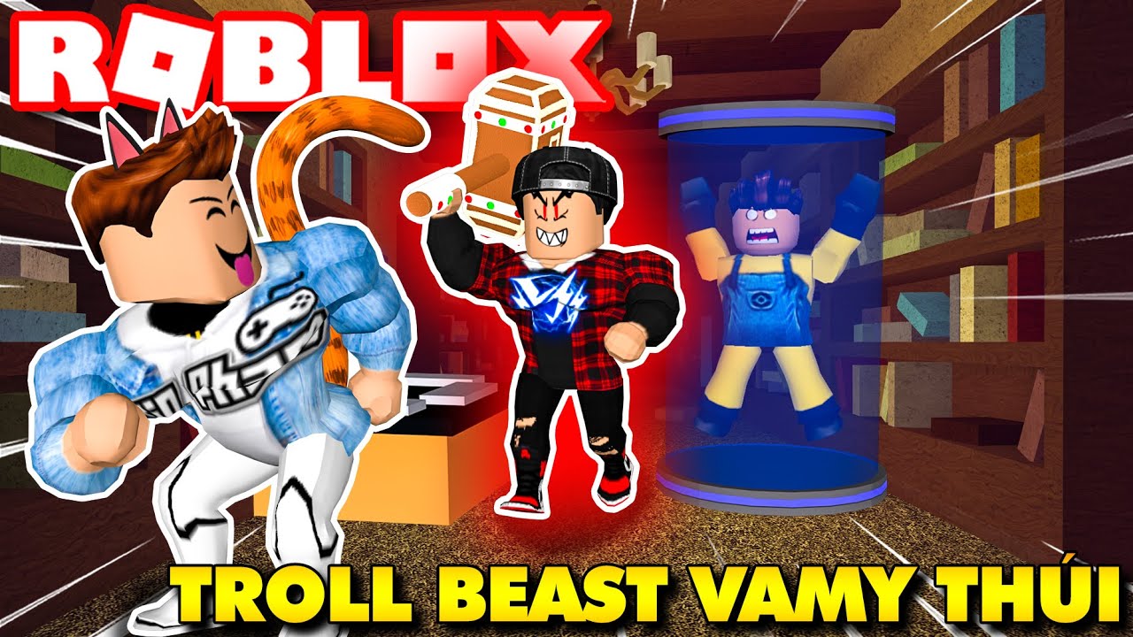 Roblox | PHA TROLL QUÁI VẬT VAMY CƯỜI RA NƯỚC MẮT CỦA KIA BẢO MẬP - Flee the Facility | KiA Phạm