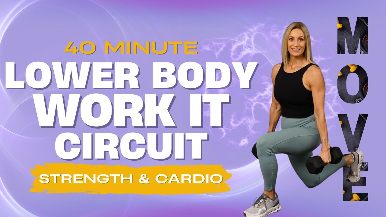 40 Minute Fast Lower Body Work It Circuit | Strength & Cardio