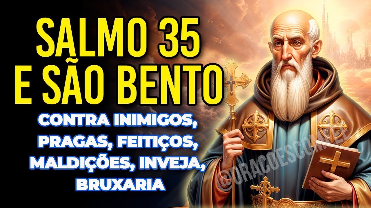 🛑 AO VIVO 🛑 Defenda-se: Salmo 35 com São Bento: Inimigos e Maldições Caem Por Terra