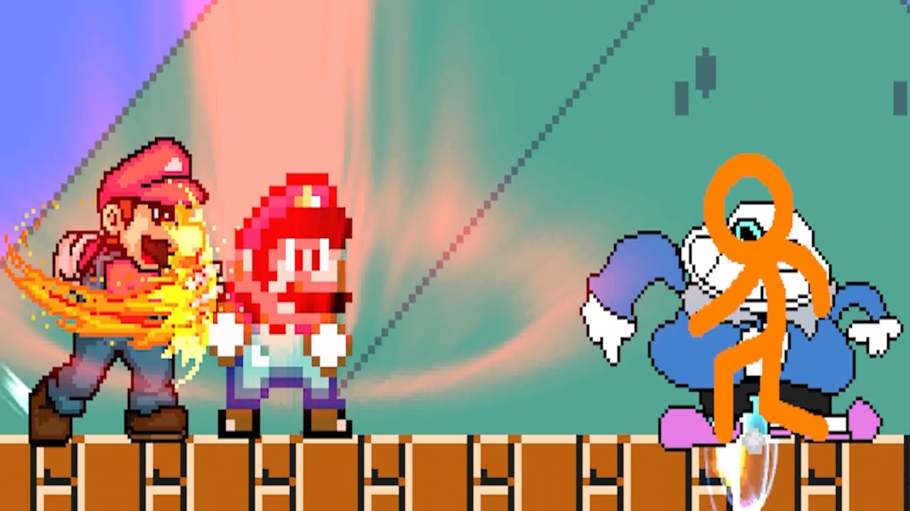 POWER STAR MARIO & DEVIL MARIO DESTROY MUGENS IN SURVIVAL MODE... UNTIL PENCIL(BFDI) ARRIVES!