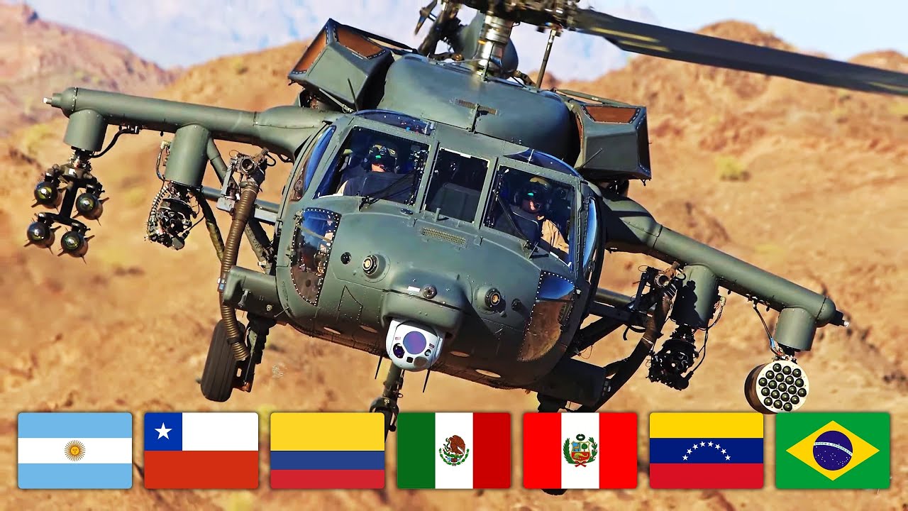 TODOS los Helicópteros Artillados y de Ataque de Latinoamérica - ¿Cuál es el Mejor?