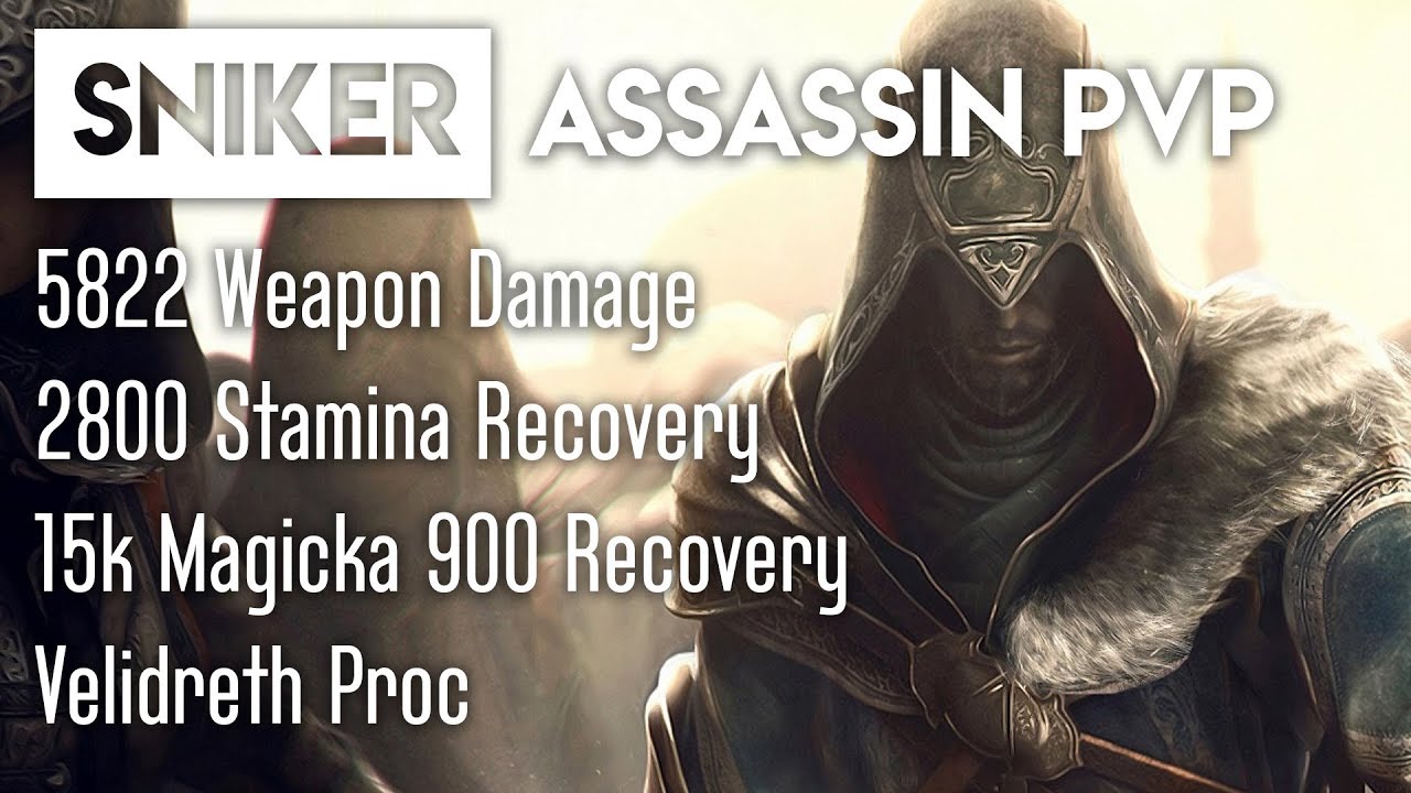 ESO - Sniker's Assassin PvP Build for Stamblade - Wolfhunter Patch