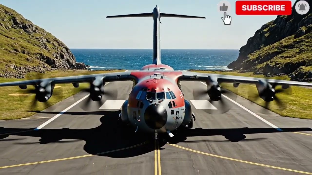 “Epic Takeoff! Airbus A400M from the Shortest Runway in Alaska”
