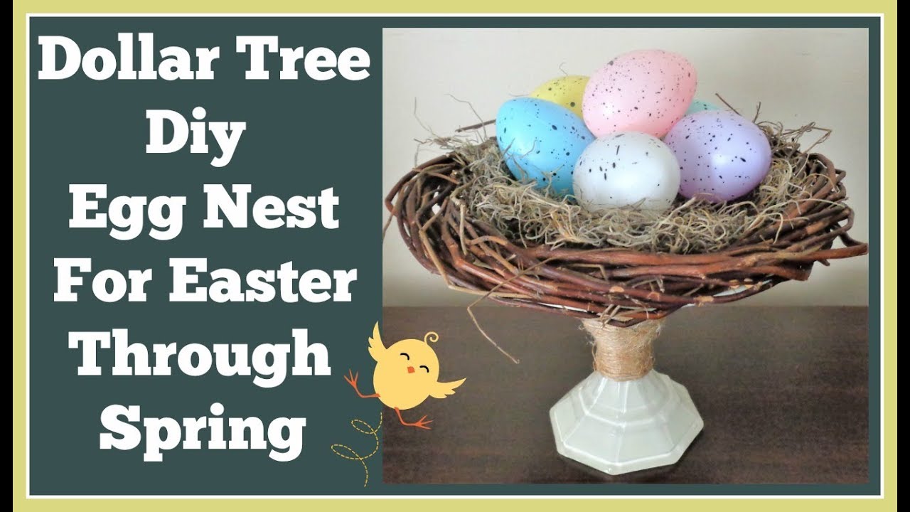 Dollar Tree Diy Egg Nest 🐦 for Easter Through Spring Super Easy