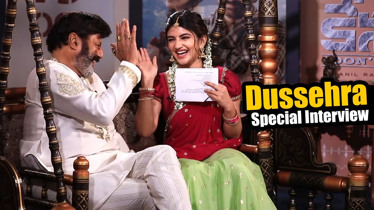 Nandamuri Balakrishna & Sreeleela Dussehra Special Interview | Bhagavanth Kesari | TFPC