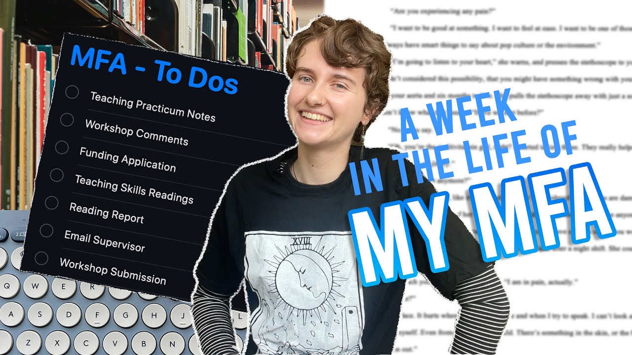 a week in my life as an MFA student 🖋️WRITING VLOG