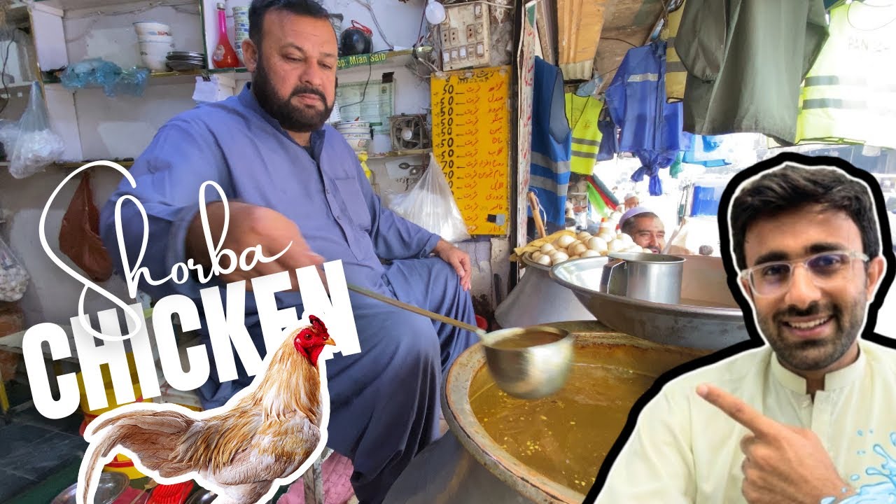 Trying Desi Chicken Shorba | Traditional Peshawari Taste
