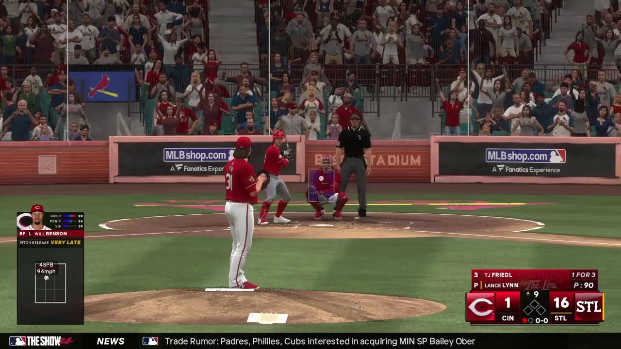 MLB - St.Louis Cardinals vs Cincinnati Reds - Game 83 - St.Louis Cardinals Franchise