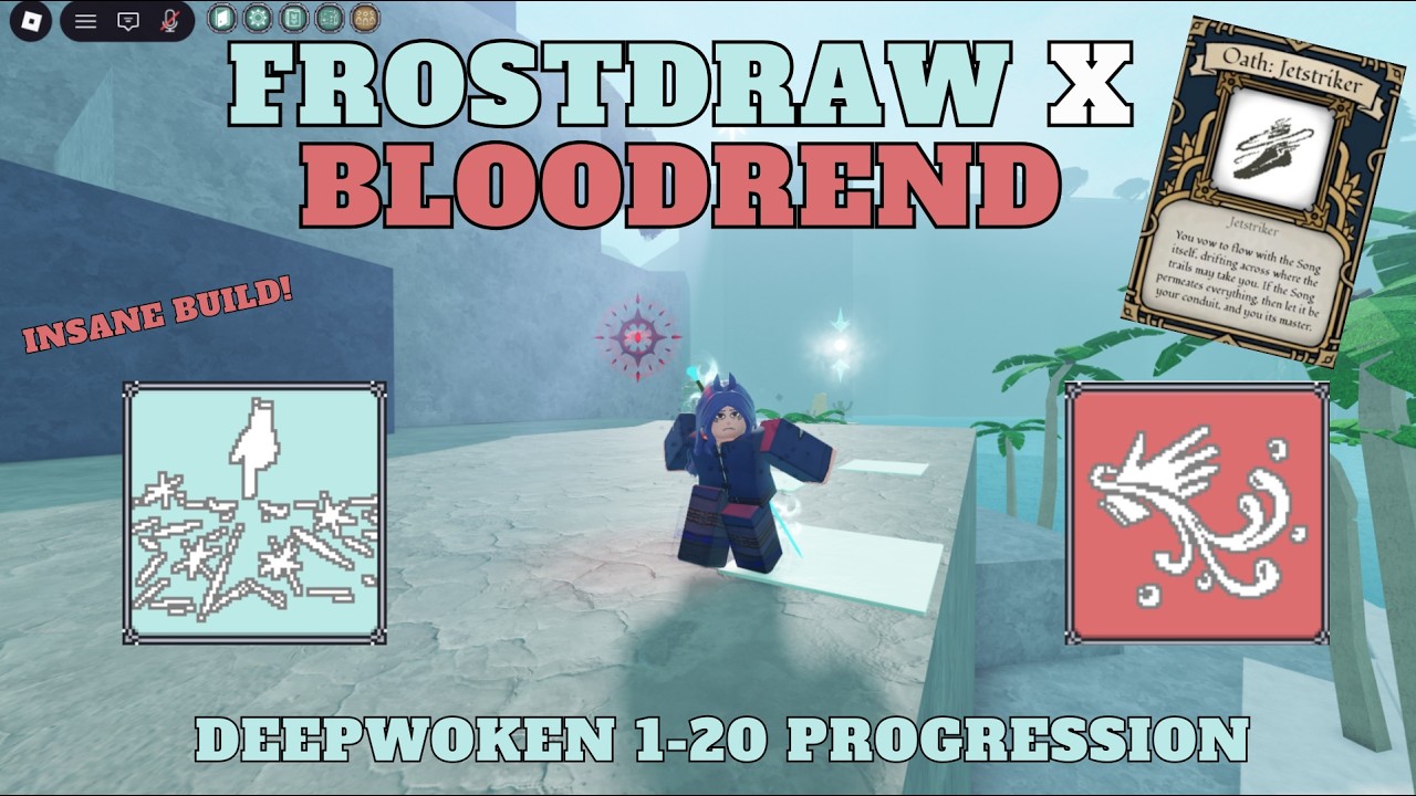Я прокачал ЛУЧШИЙ билд Frostdraw x Bloodrend в Deepwoken...