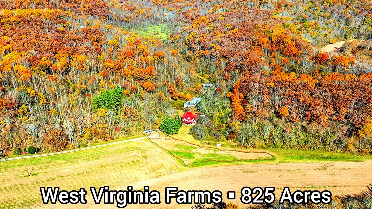 West Virginia Farms For Sale | 825 Acres | West Virginia Land For Sale | Farmhouse With Big Land