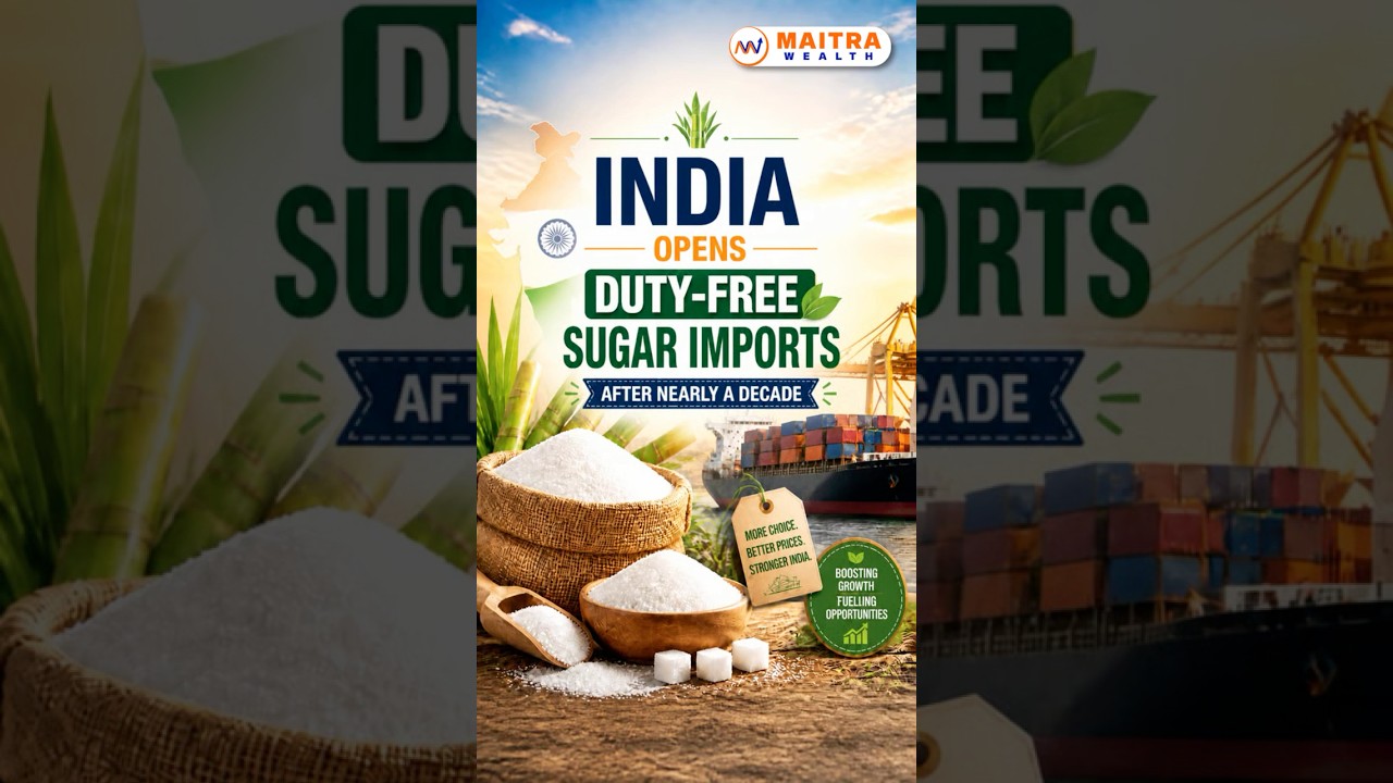India Opens Duty-Free Sugar Imports After Nearly a Decade