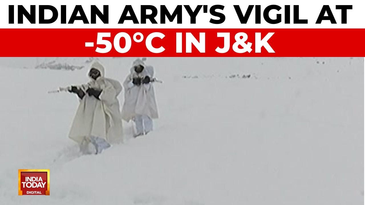 Indian Army's Vigil Amid Severe Cold Wave In Ladakh | Cold Wave Grips North India