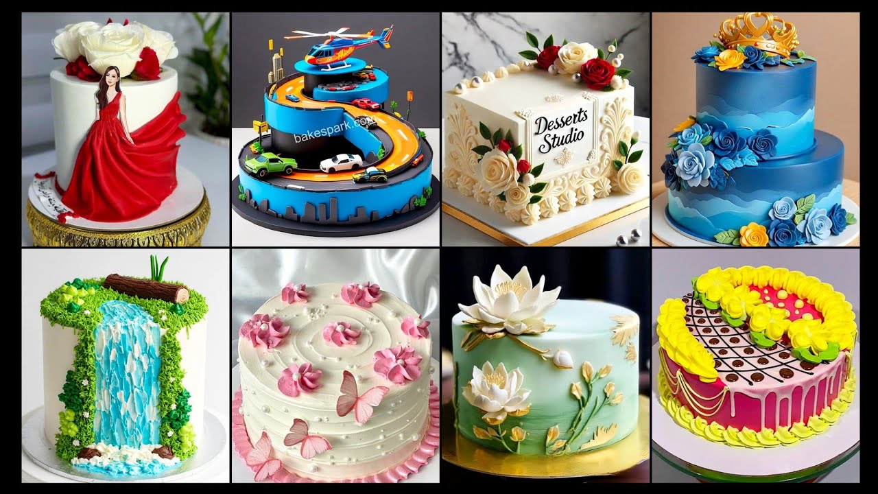 Latest Cake Decorating Ideas 2025/Creative Birthday Cake Designs/Girls Cake Design 