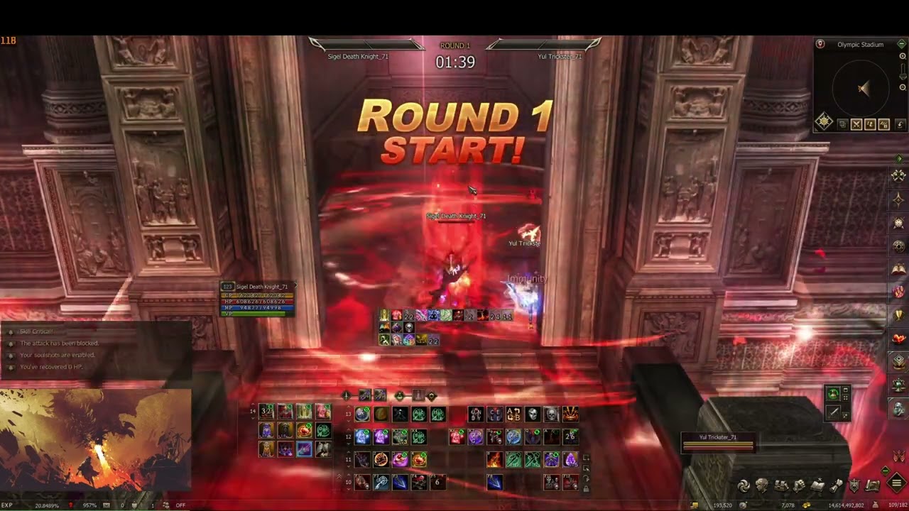 Lineage 2 Core - Sigel Death Knight - Last Week Olympiad Wins ( My Defeats Needed 3 Hour Video)