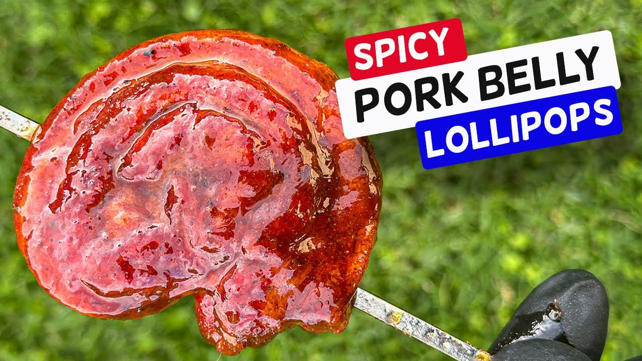 Pork belly lollipops by Schueys BBQ