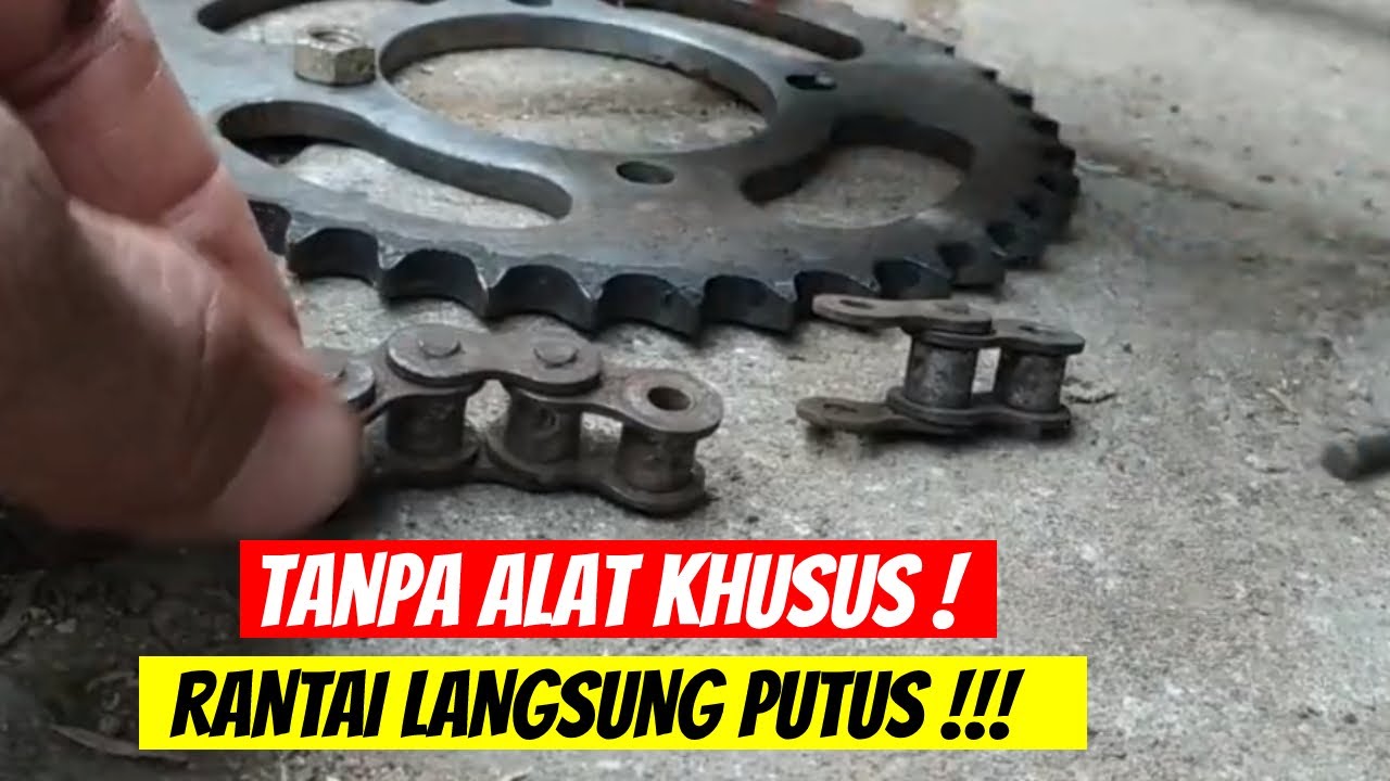 Cara Mudah POTONG rantai MOTOR !!!
