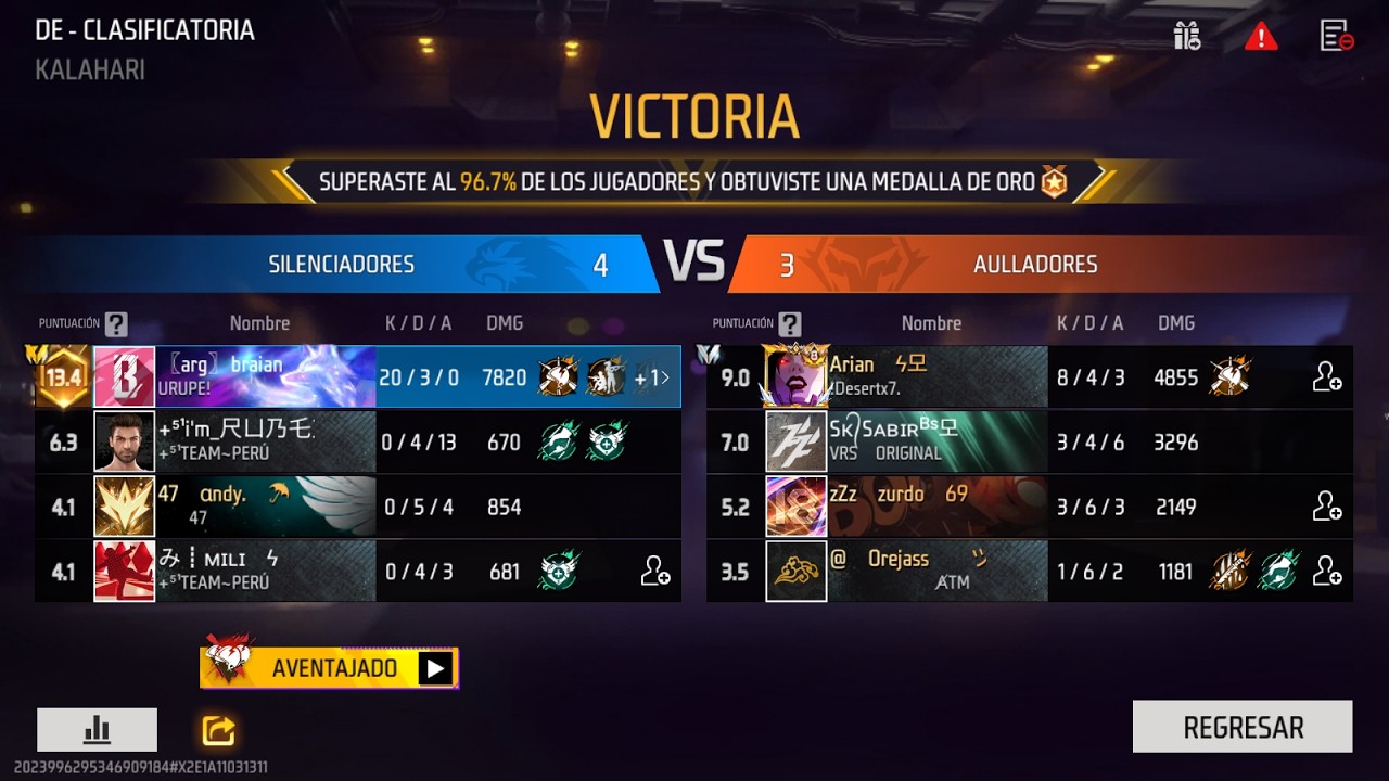 remontando en decla sin dejar hacer kill a los del enparejamiento ajaja #freefire #panelfreefire