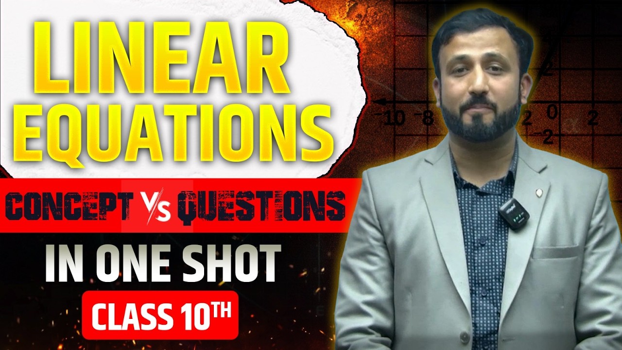 Linear Equations Full Chapter in 1 Shot⚡- Class 10 Maths | Board Exam 2026 तैयारी | Shastra Science