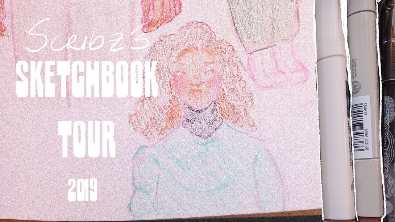 sketchbook tour 02: so much marker doodles!