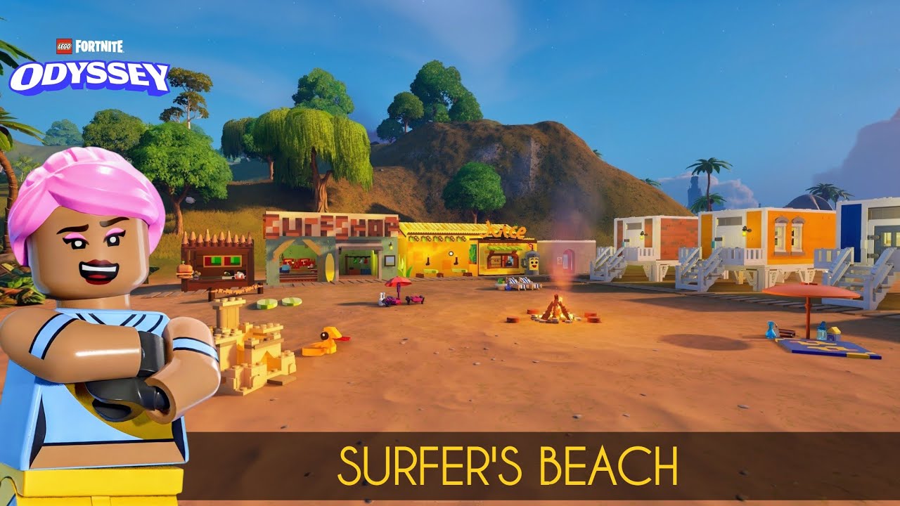 SURFER'S BEACH - Project Tour in Lego Fortnite Odyssey