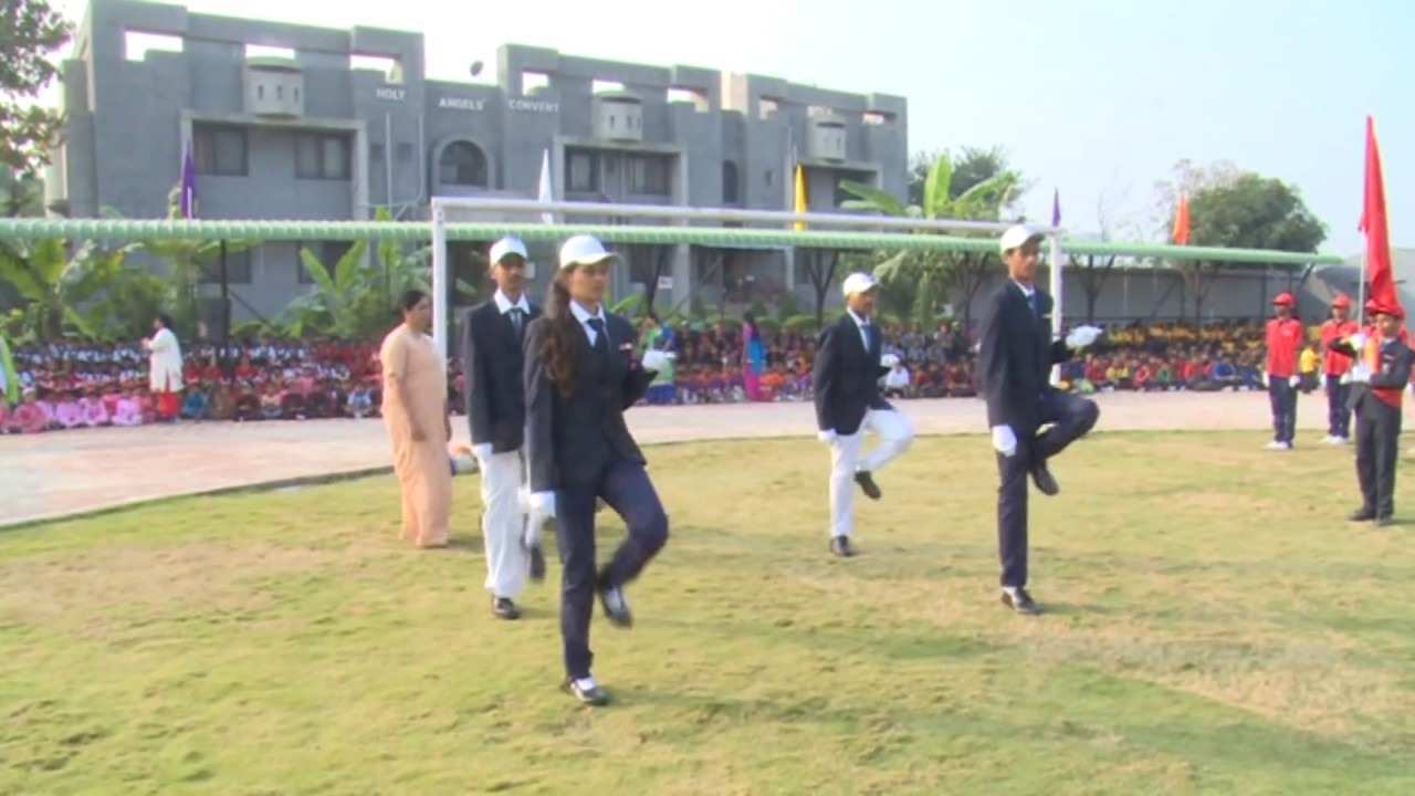 Annual Sports Meet - 2017 - Parade and Felicitation Holy Angels School, Pune