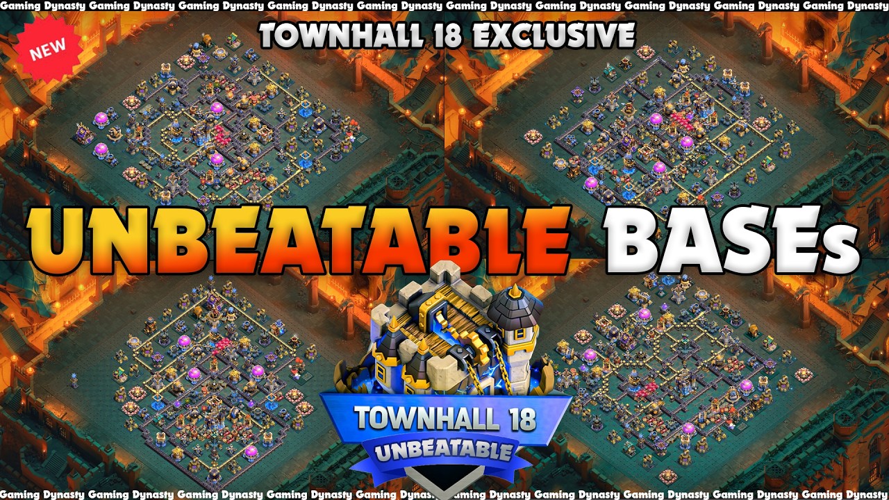 BEST TH18 WAR BASES IN 2026 | TH18 ANTI 3 STAR WAR & LEGEND BASES CLASH OF CLANS