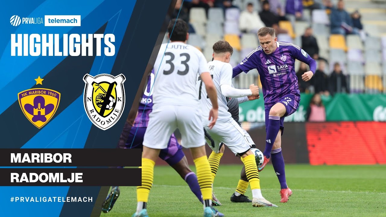 Maribor 4-0 Radomlje 32. krog 2024/25 #PrvaLigaTelemach