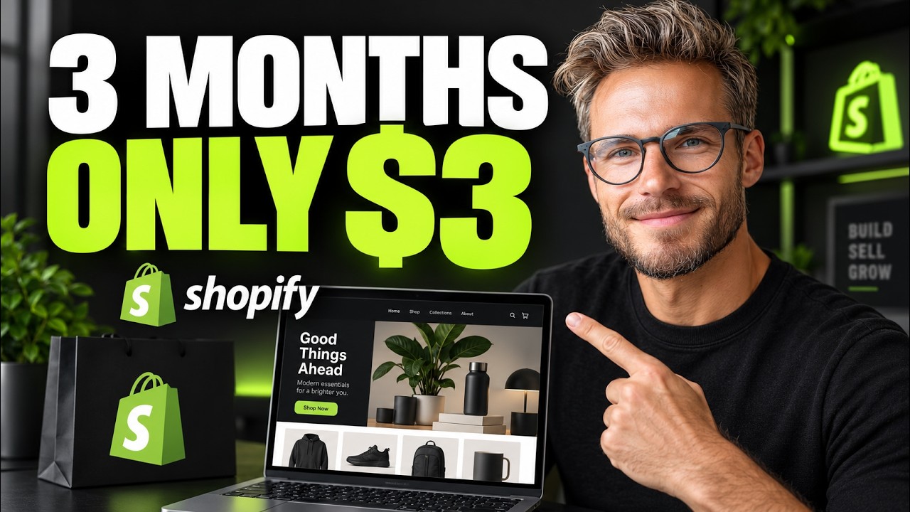 Shopify 3 Month Promo Code 2026 &ndash; Get 3 Months for $1/Month