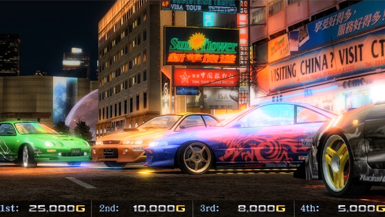 【R改】R-TUNED：Ultimate Street Racing 香港Aのバックストレートで分岐があるけど、どっちが速いんだ？　#6  【R-TUNED】
