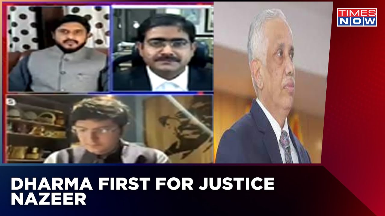 Justice S Abdul Nazeer As Andhara GUV; Was He Rewarded For Kaam And Not Ram? | Nation Wants To Know