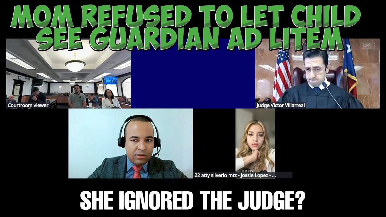 SHE IGNORED THE JUDGE? Mom Refused to Let Child See Guardian Ad Litem for 2 MONTHS