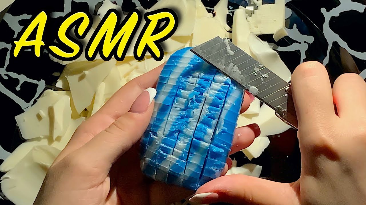ASMR:  Резка (Хруст) Мыла без слов. АСМР Релакс и Расслабление.