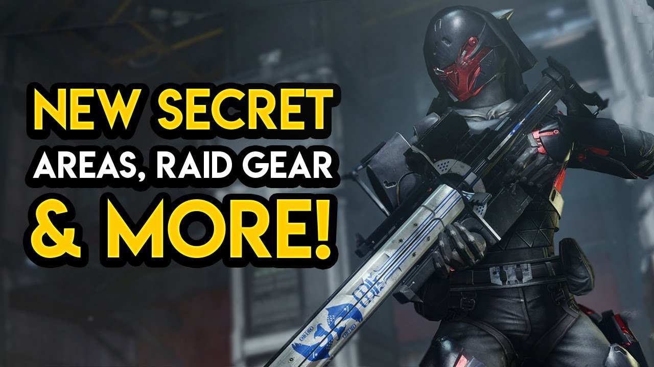 Destiny 2 - SECRET DLC AREAS! Raid Armor, New Exotics, Ada-1, MORE!