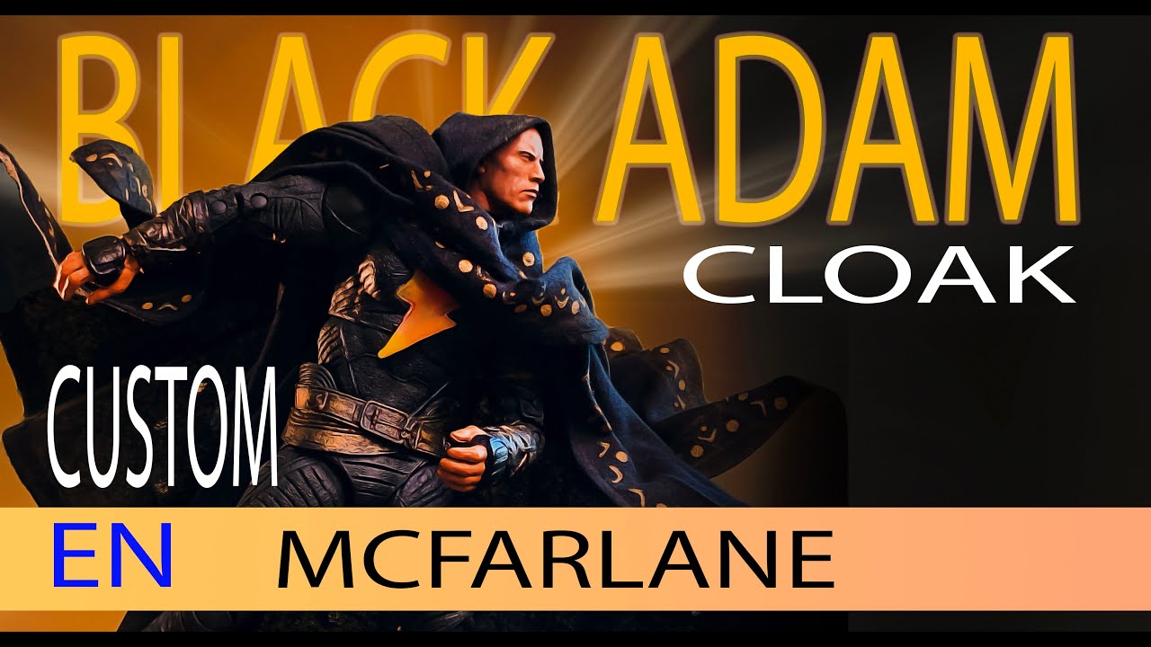 How to Make a Cloak for Black Adam Mcfarlane