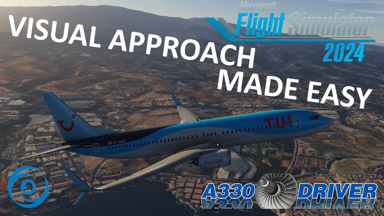 Visual Approaches Made Easy | Step-by-Step with FMC Guidance | Real 737 Pilot