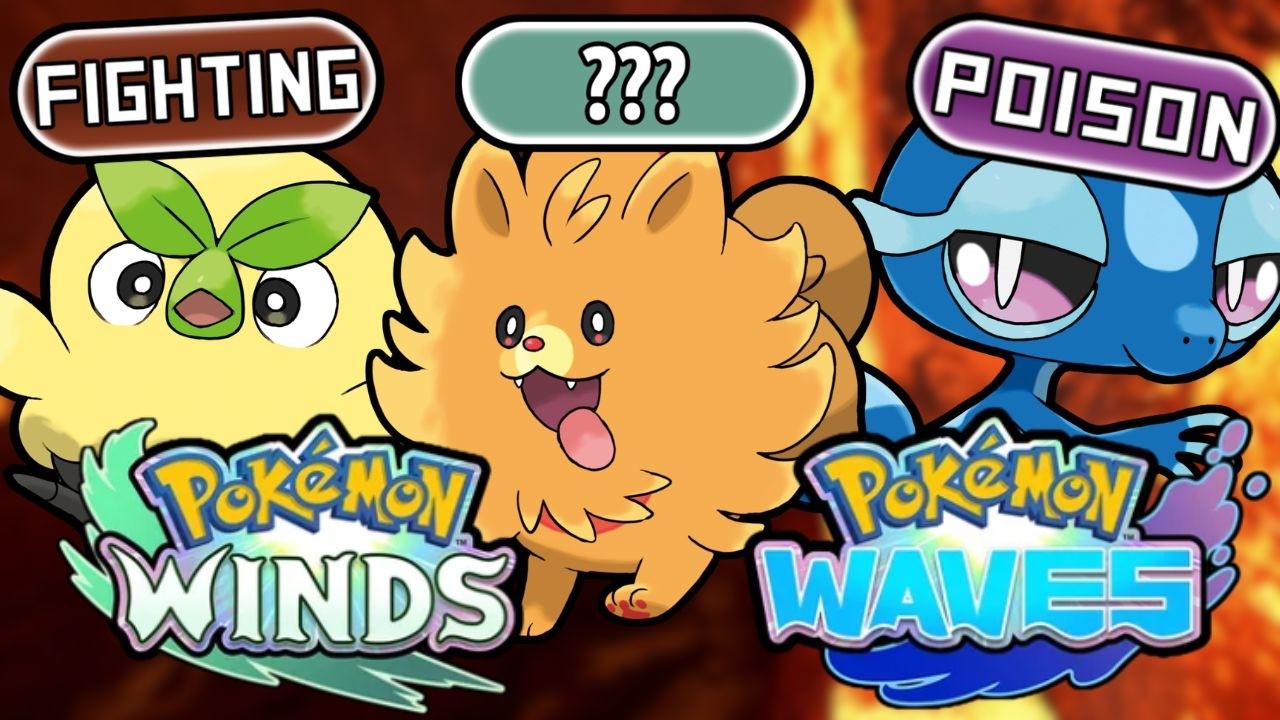 What Types ARE The Winds And Waves Starter Pokémon