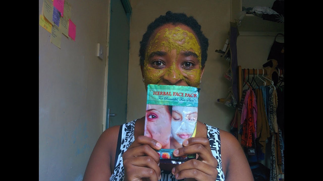 Trying A Skin Tightening Face Pack | Herbal Face Pack DIY