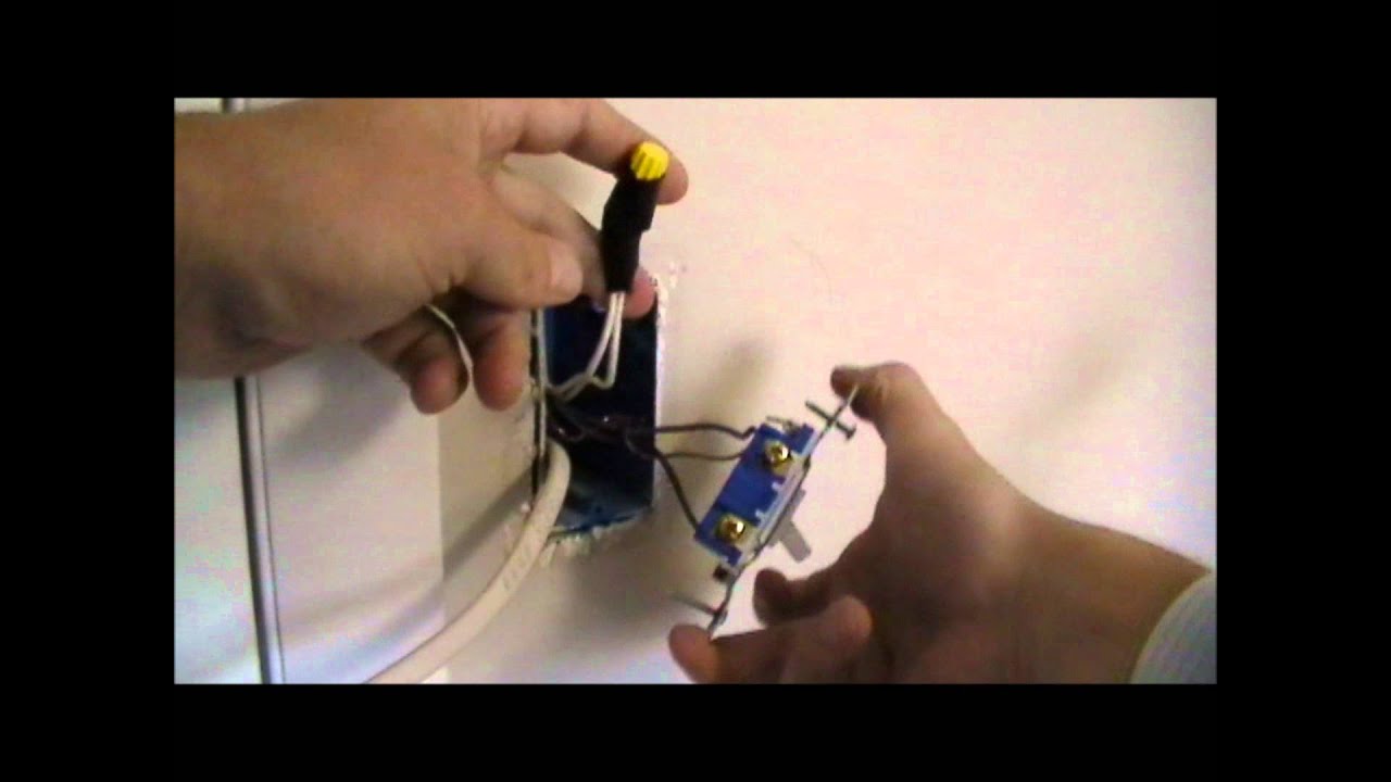 how to wire an outlet off of a switch