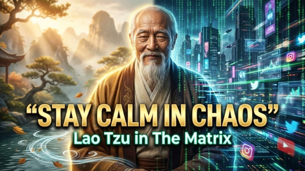 What if Lao Tzu woke up inside today’s digital Matrix: The Guide to Staying Calm in a Chaotic World