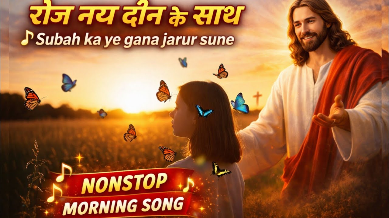 Jesus Morning Song 🌅 | Nonstop Worship for Peace & Blessings Subah Ka Sabse Shaktishali Worship Geet