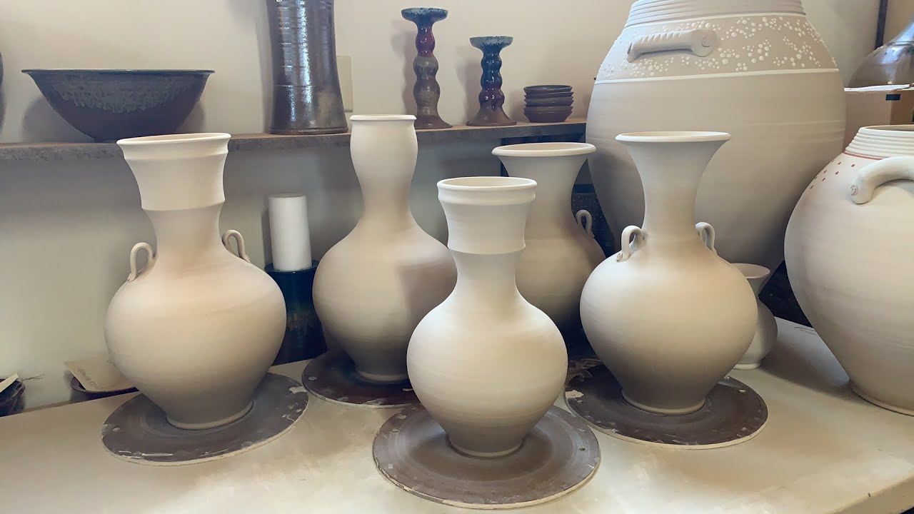 Small Two Part Vases