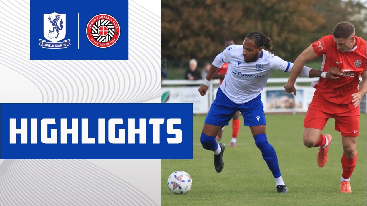 HIGHLIGHTS | Enfield Town v Quorn - FA Cup 3QR | 27.9.25