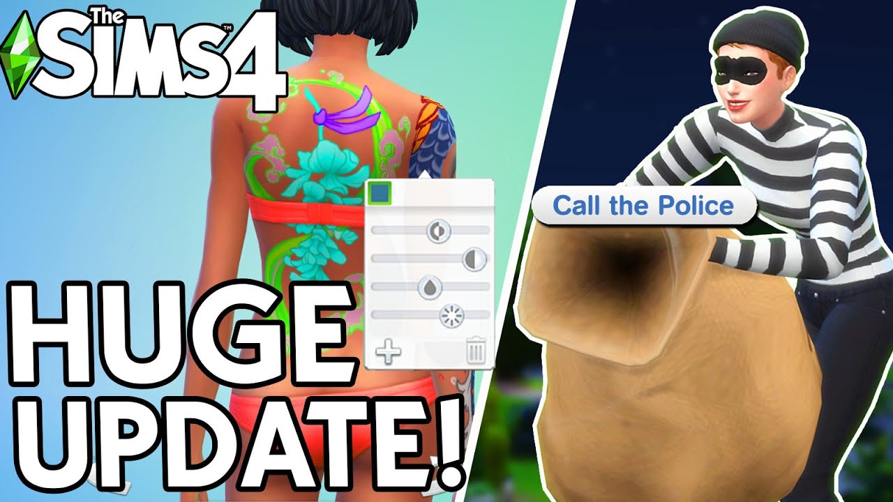 The Sims 4: ВСЁ О ВЗЛОМЁРАХ, ИЗМЕНЕНИЕ ТАТУИРОВОК И МНОГОЕ ДРУГОЕ! (Обновление за февраль 2025 г.)