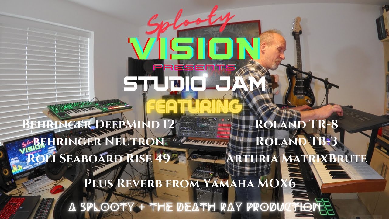 MASSIVE Studio Jam with TR-8, Polysix VST, Neutron, MatrixBrute, TB-3, Deepmind 12 and Seaboard Rise
