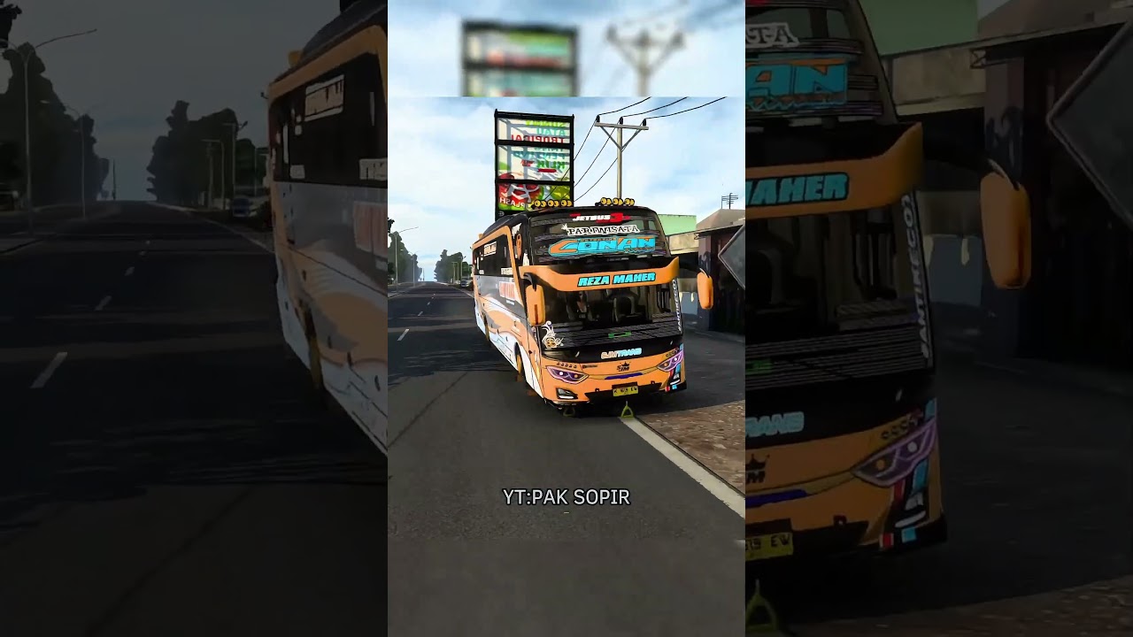 Lagi nyoba oleng tapi Malah #bus #ets2 #basuri