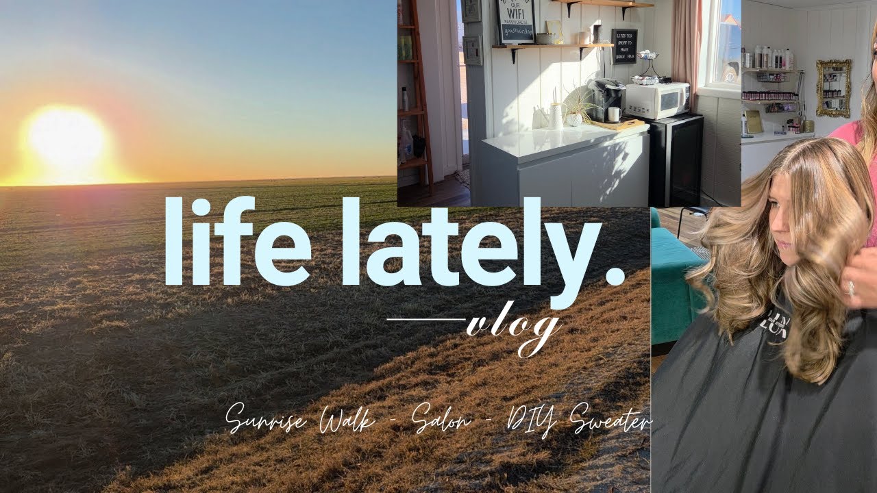 A Week in my Life: Sunrise Walk + Work in the Salon + DIY Sweatshirt Dye